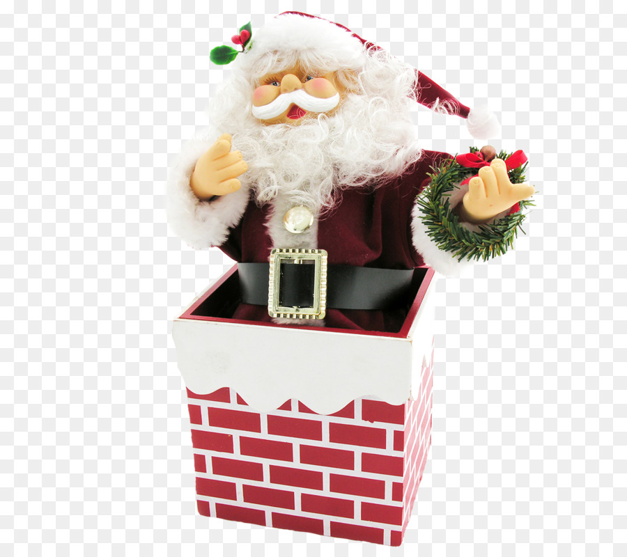 Papá Noel En La Chimenea，Navidad PNG