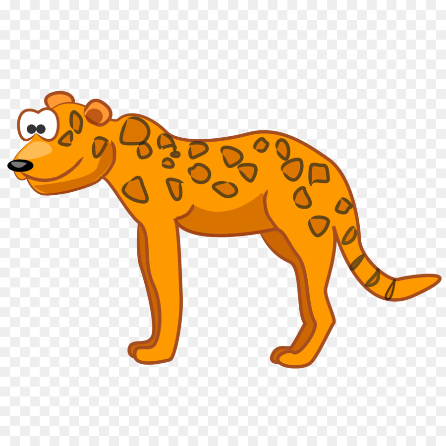 Leopardo De Dibujos Animados，Leopardo PNG