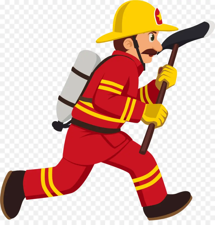 Bombero，De Dibujos Animados PNG