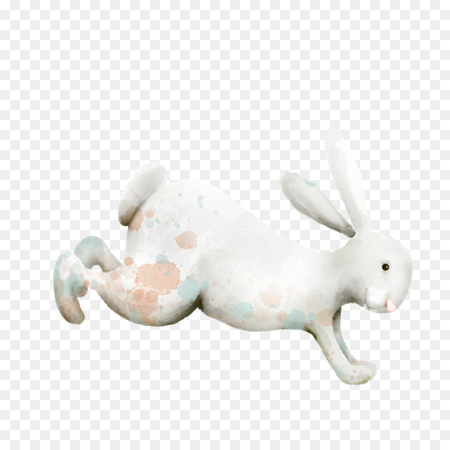 Conejo Corriendo，Blanco PNG