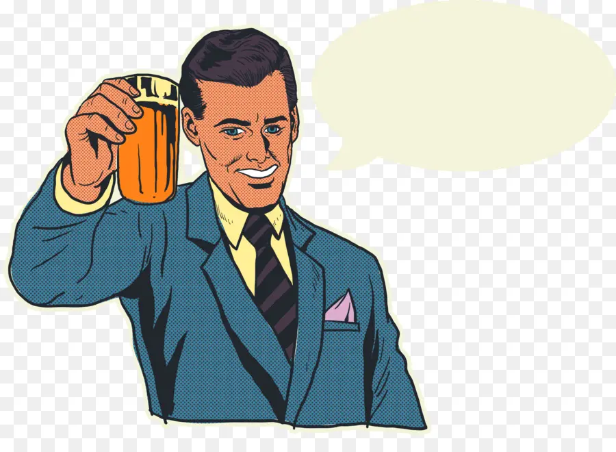 Hombre Con Cerveza，Beber PNG