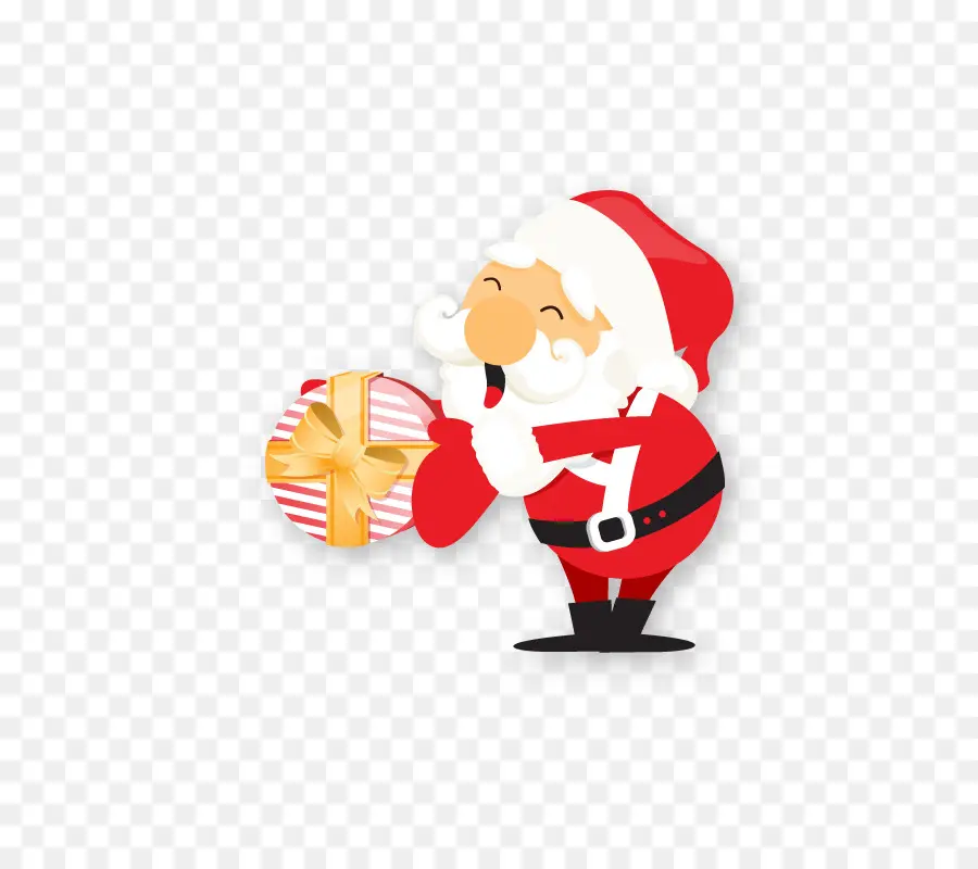 Santa Claus，Regalo PNG