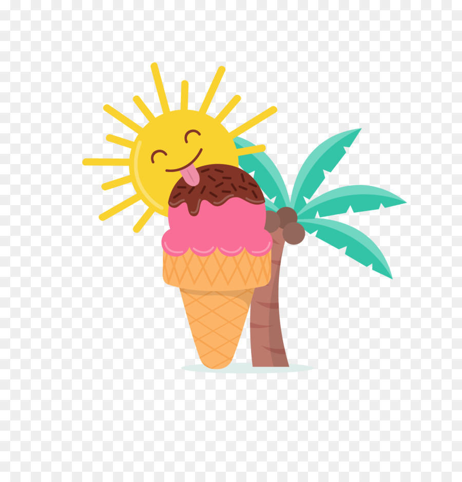 Sol Y Helado，Palmera PNG