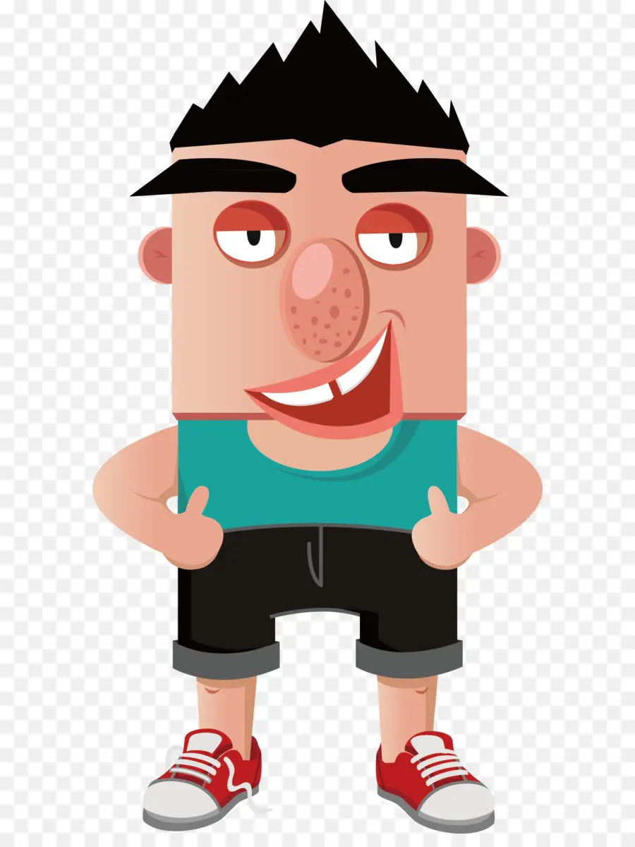 Hombre Confiado，Sonrisa PNG