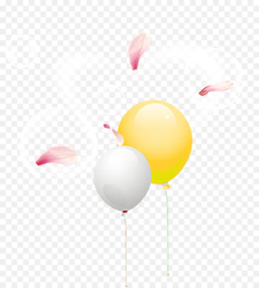 Globos，Amarillo PNG