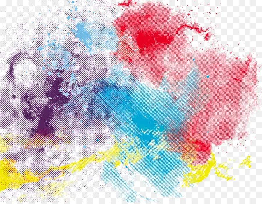 Color，Pintura A La Acuarela PNG