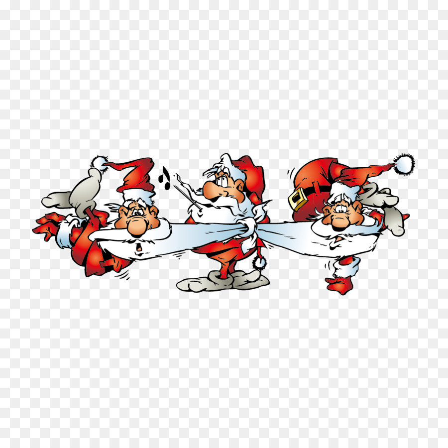 Santa Claus，De Dibujos Animados PNG