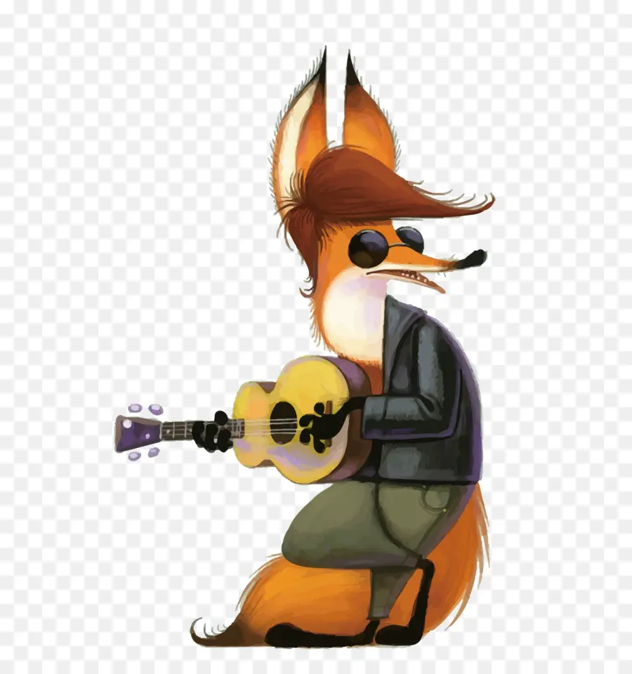 Zorro Con Guitarra，Zorro PNG