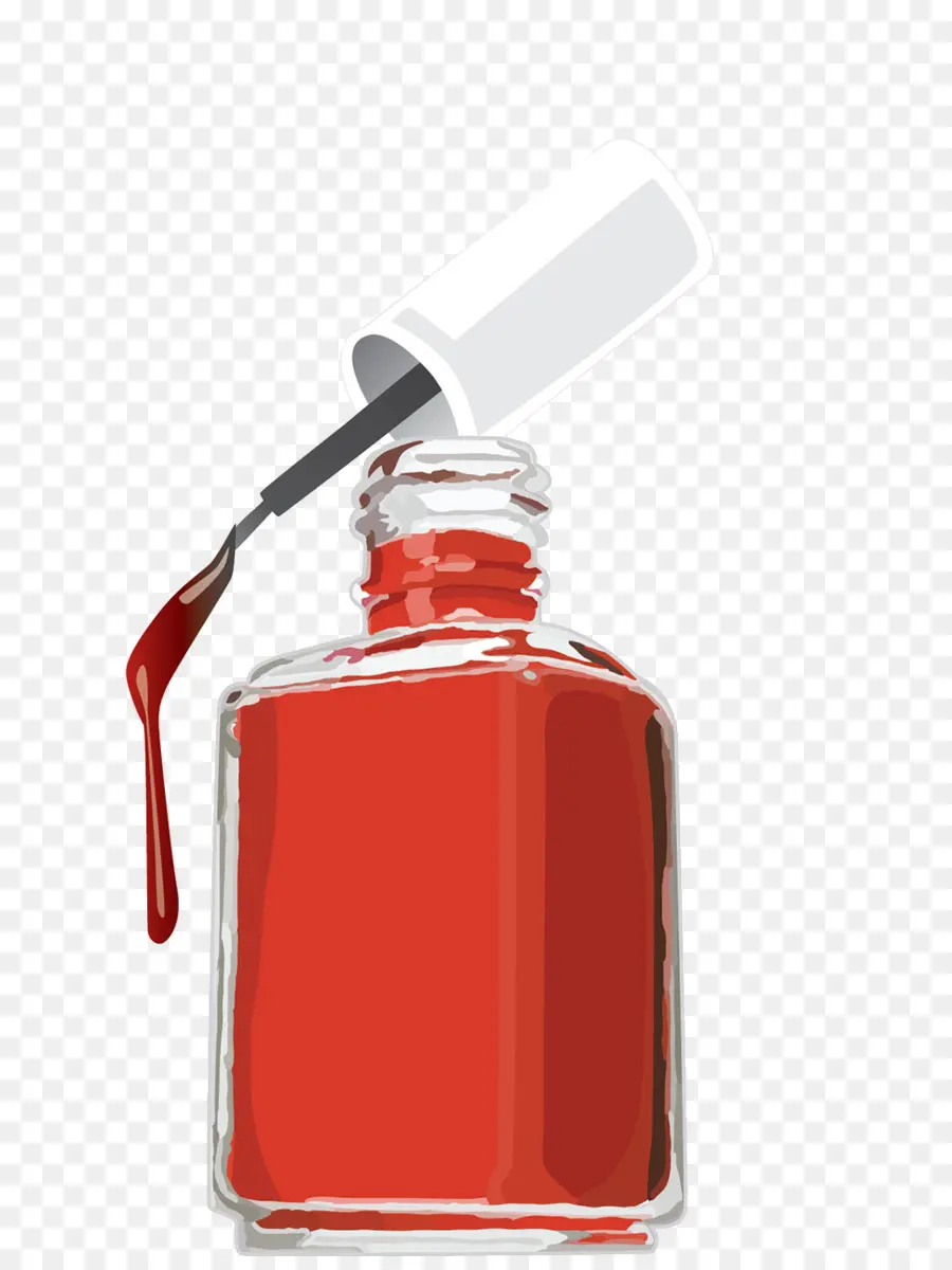 Rojo，Esmalte De Uñas PNG