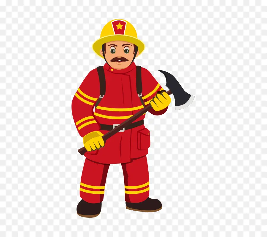 Bombero，De Dibujos Animados PNG