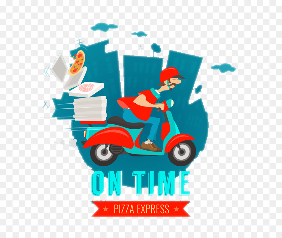 Entrega De Pizzas，Scooter PNG