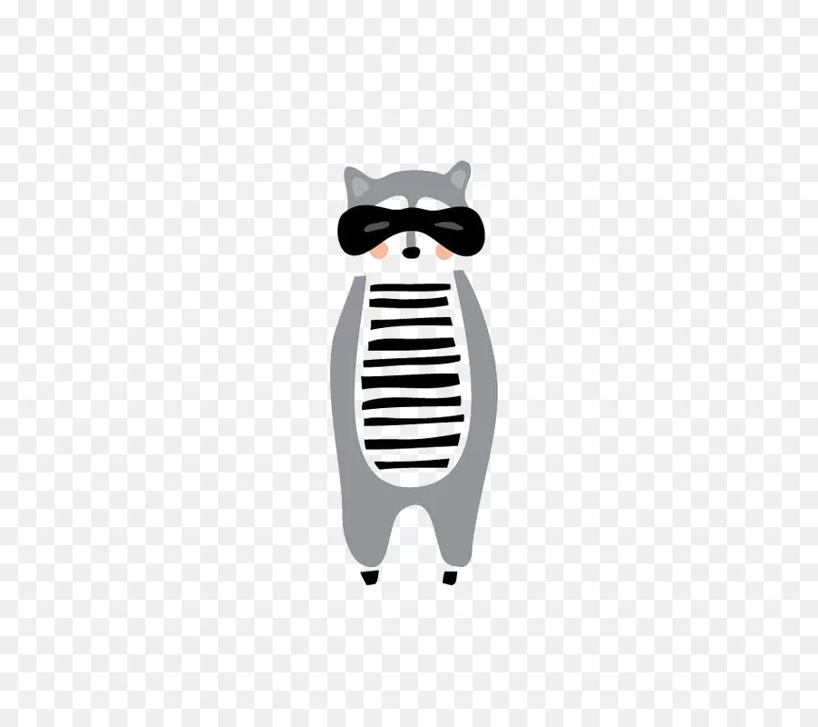 Ilustración De Mapache，Animal PNG