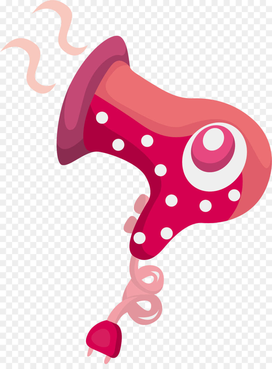 Secador De Pelo Rosa，Cabello PNG