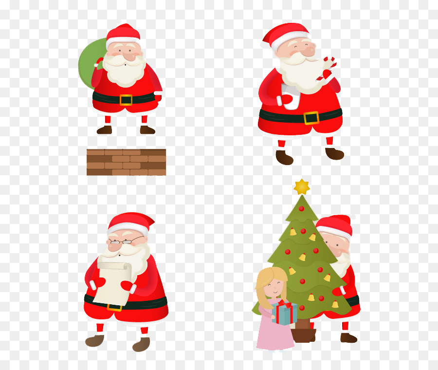 Navidad，Papá Noel PNG