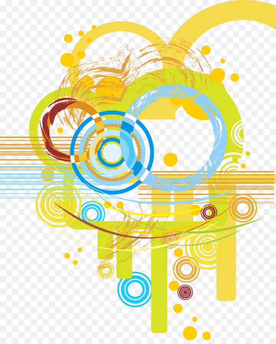 Arte Abstracto，Círculos PNG