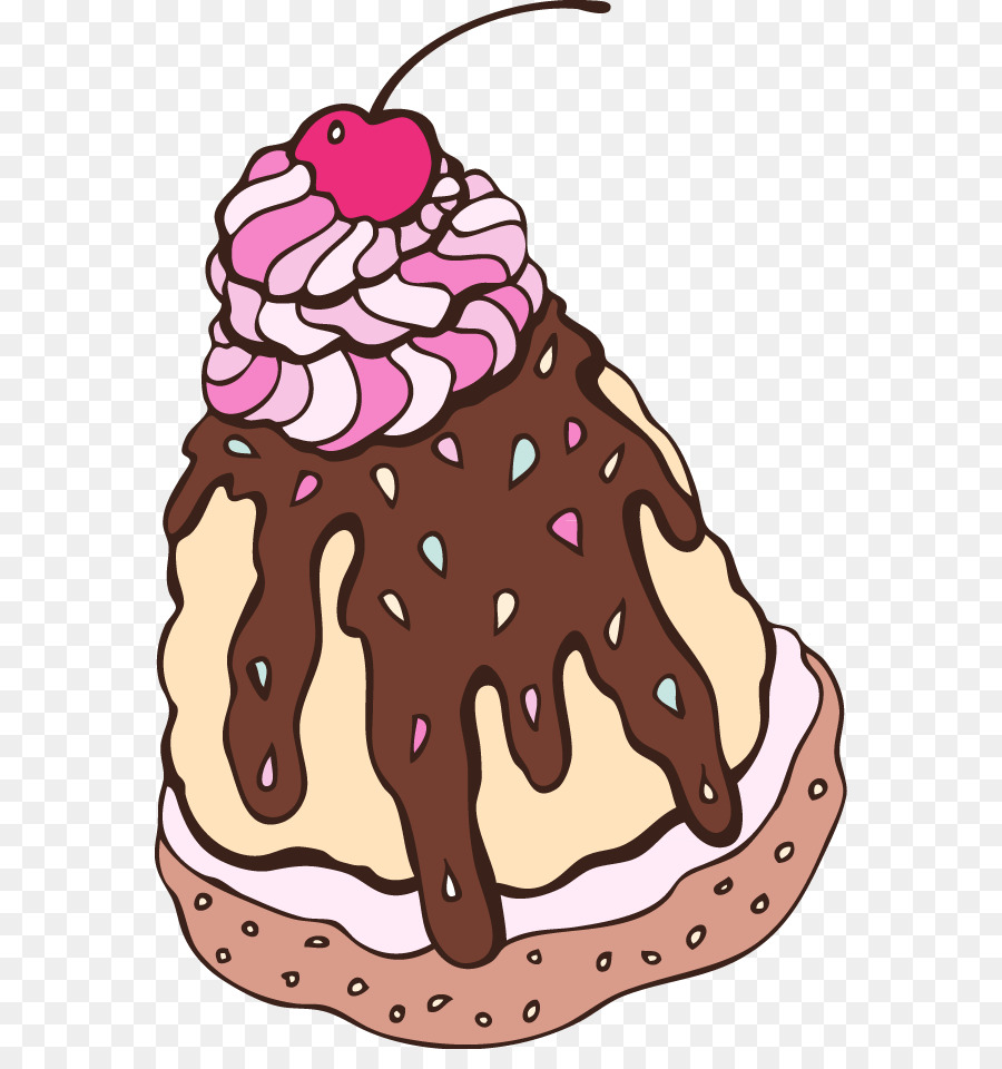 Helado De Helado，Cereza PNG