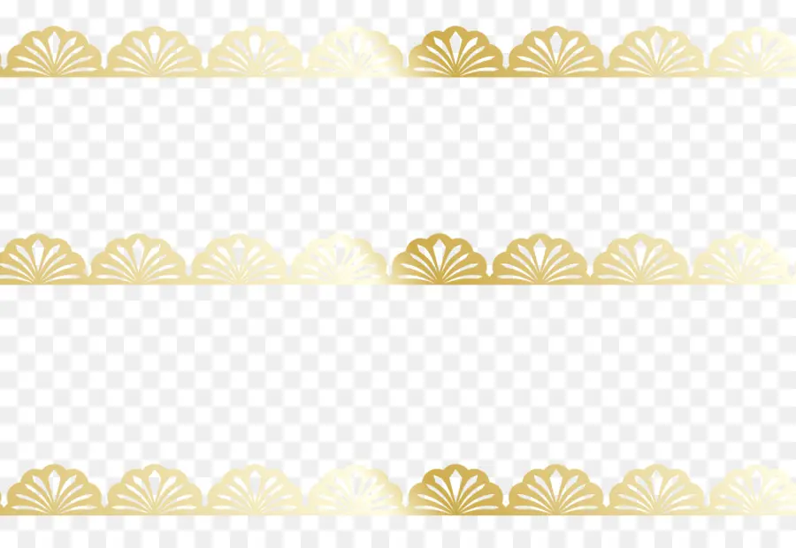 Borde Dorado，Decorativo PNG