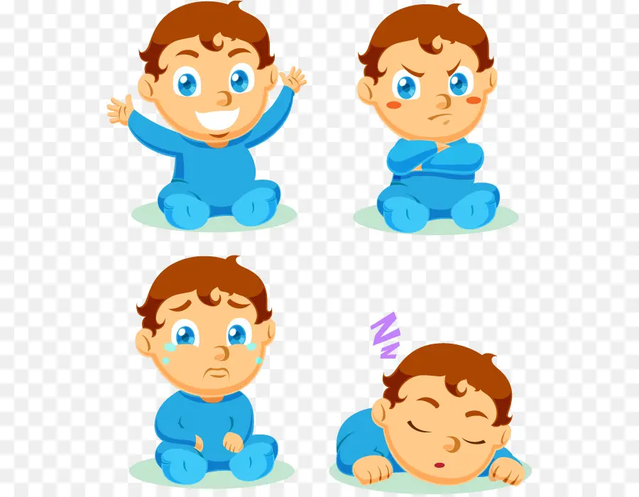 Emociones De Bebe，Expresiones PNG