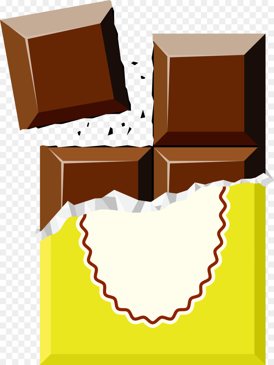 Barra De Chocolate，Dulce PNG