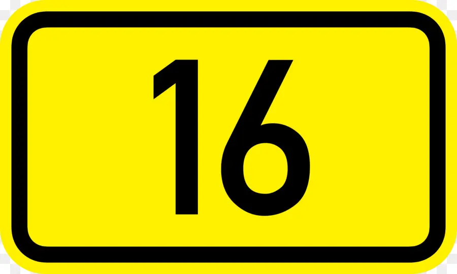 Número 16，Firmar PNG