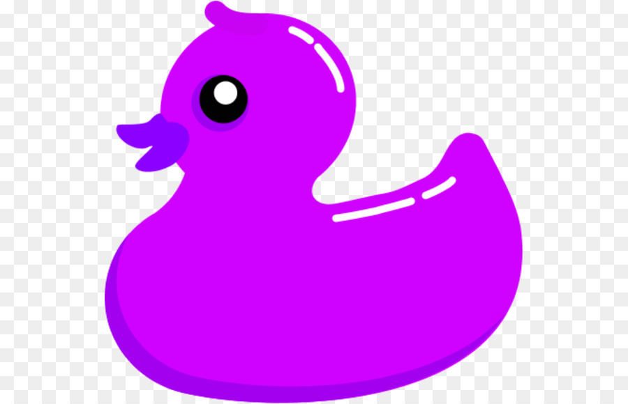 Pato De Goma，Púrpura PNG