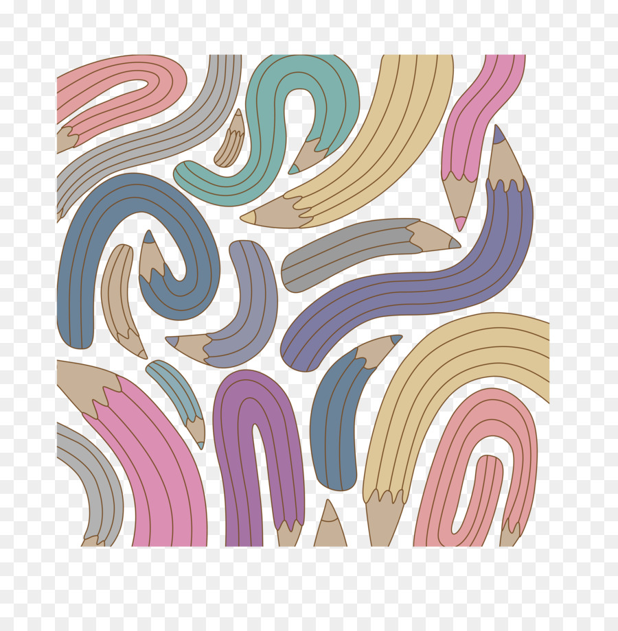 Lápices De Colores，Dibujo PNG