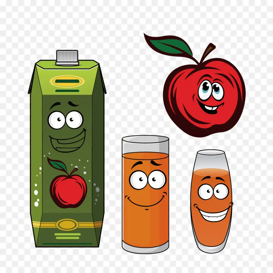 Zumo De Manzana，Refrescante PNG