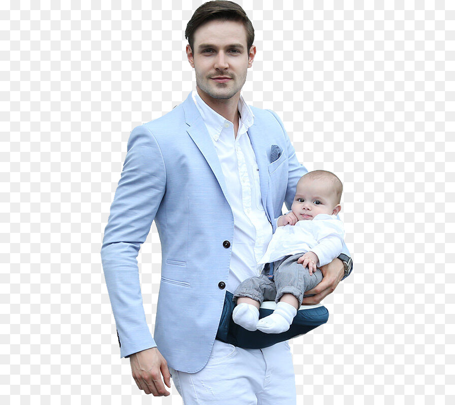 Hombre Con Bebe，Padre PNG