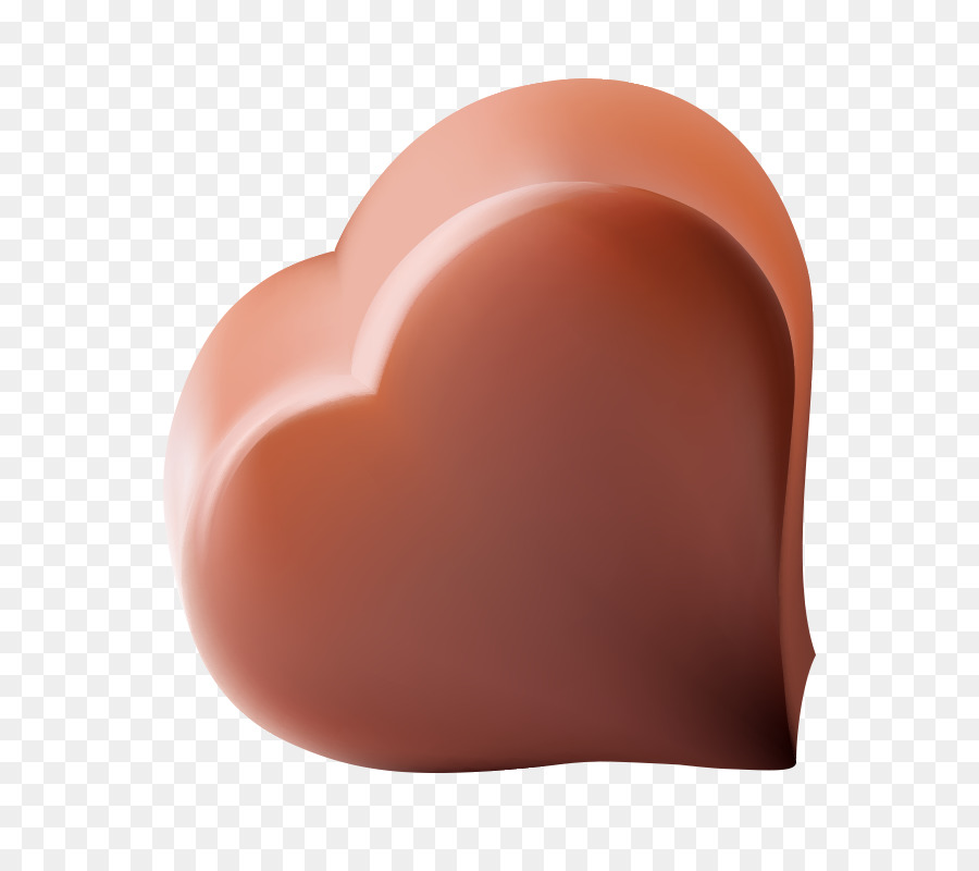 Chocolate Corazon，En Forma De Corazón PNG