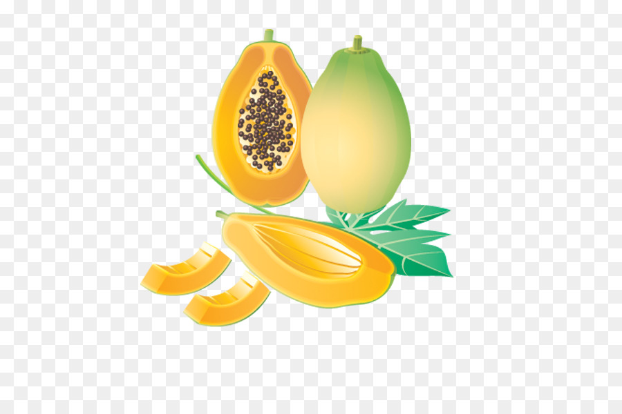 La Papaya，Frutas Tropicales PNG
