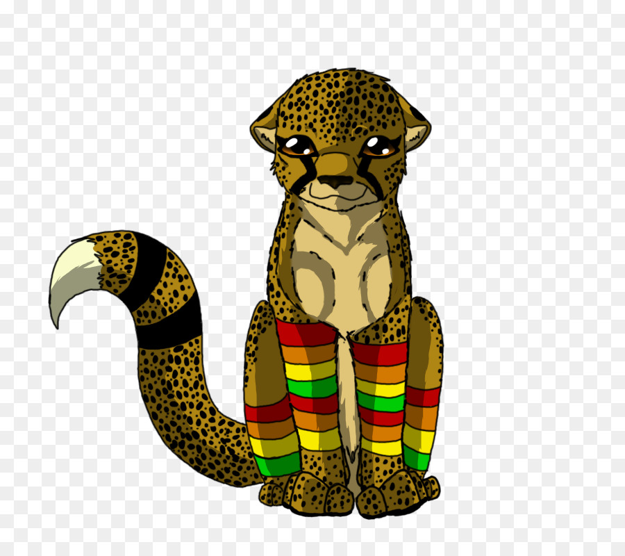 Leopardo De Dibujos Animados，Lindo PNG