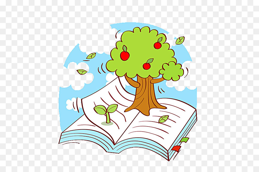 árbol Y Libro，Naturaleza PNG