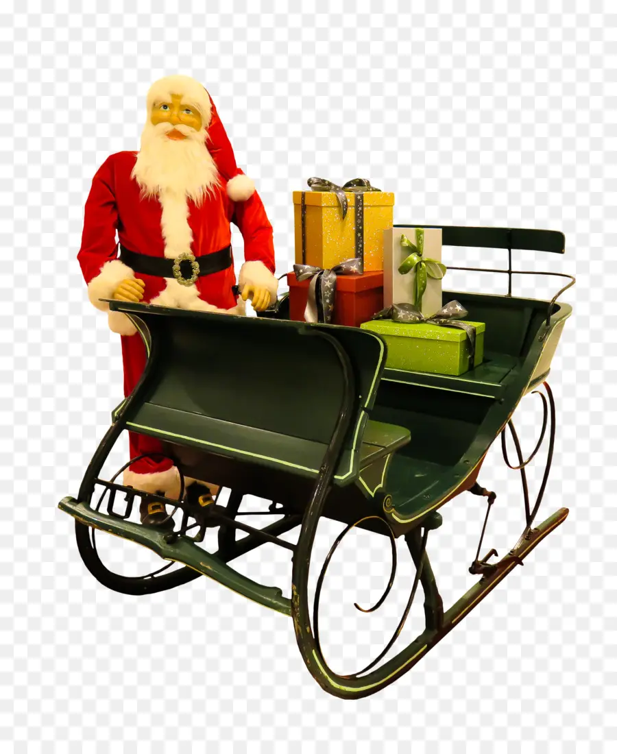 Santa Claus，Reindeer PNG