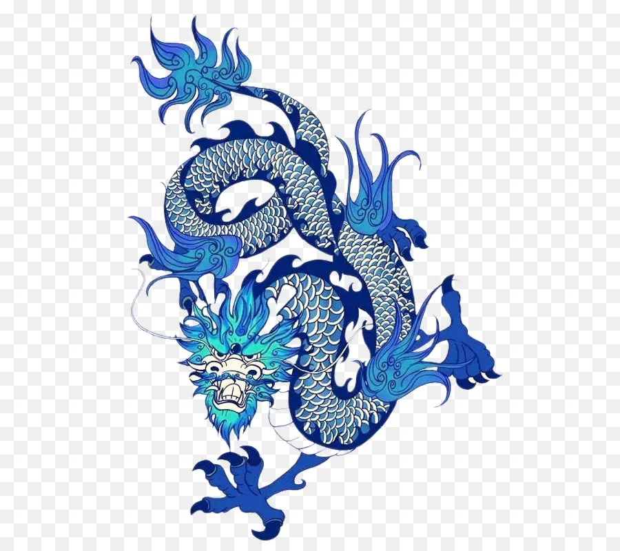 Budaya Tionghoa，Azul Y Blanco De Cerámica PNG