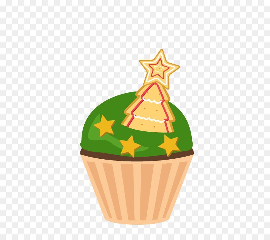 Pastel De Navidad，Cupcake PNG