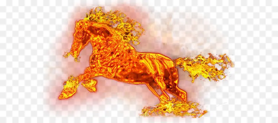 Caballo，Fuego PNG