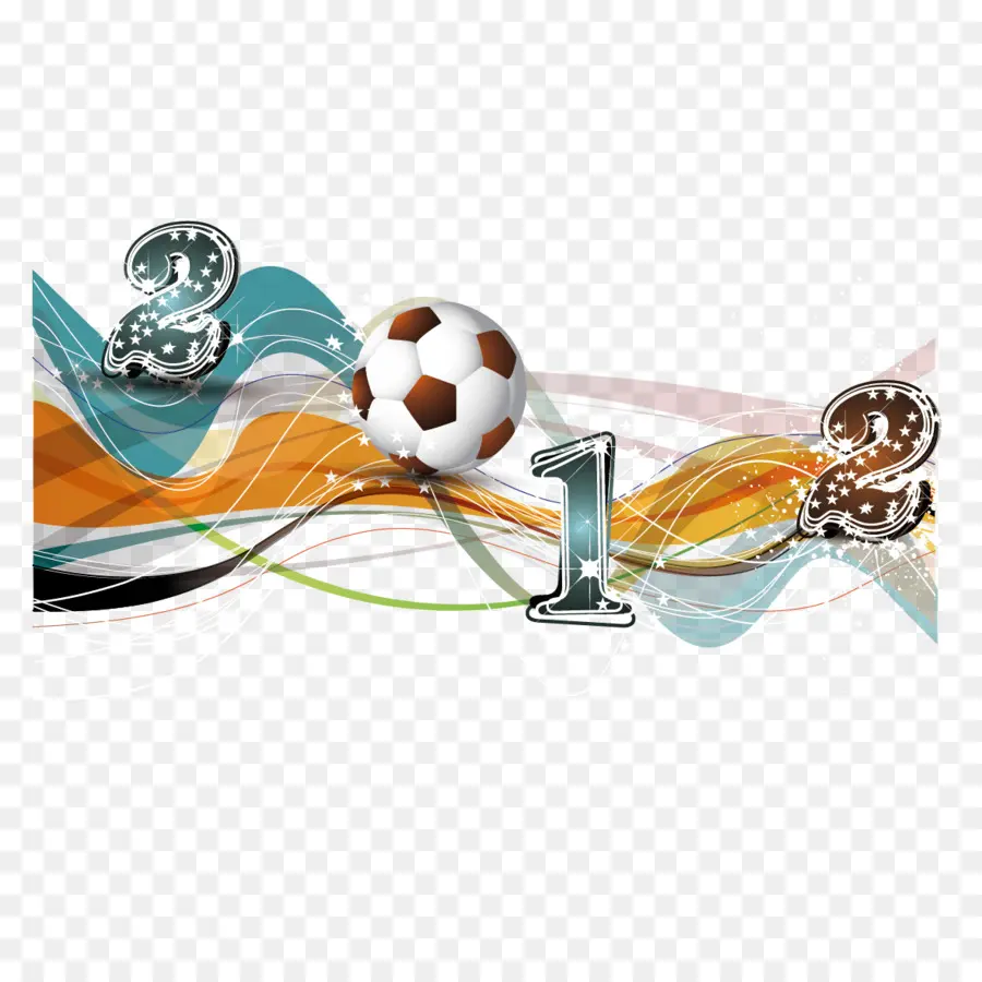 Balón De Fútbol Con 2012，Pelota PNG