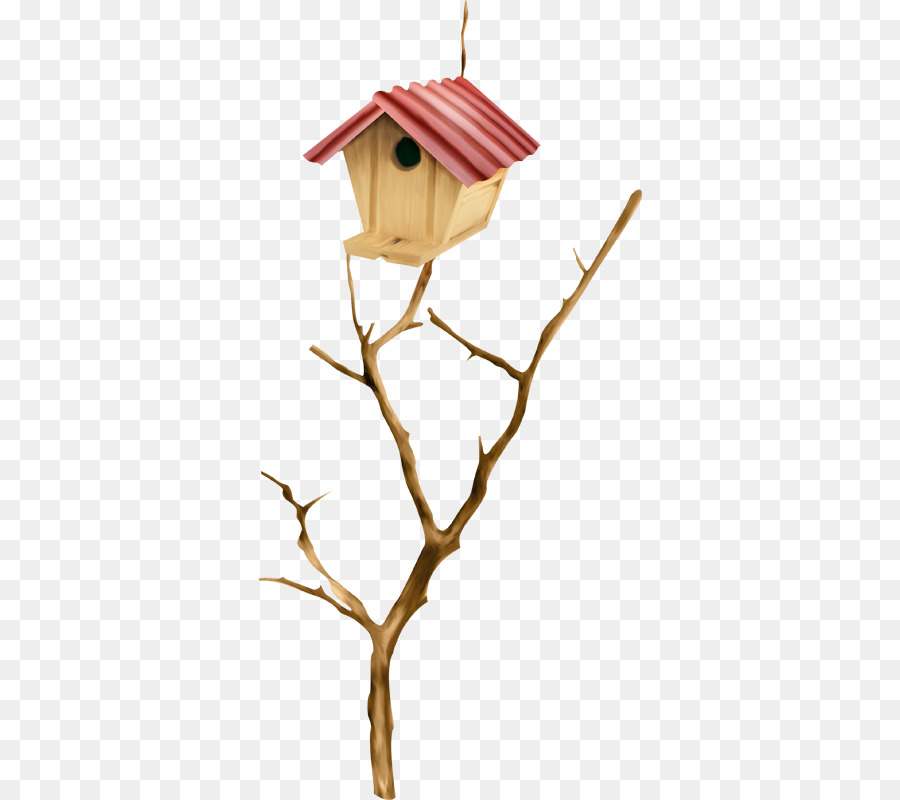 Pajarera En Rama，Árbol PNG