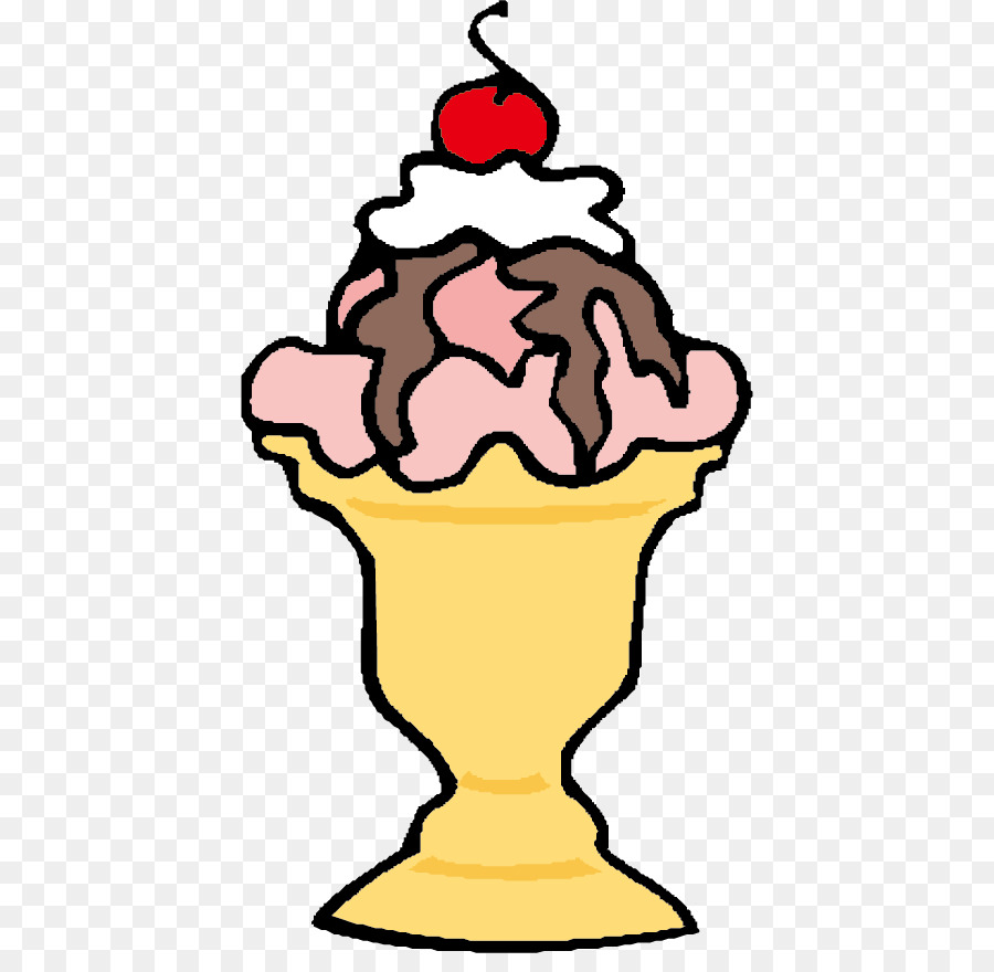 Helado，Sundae PNG