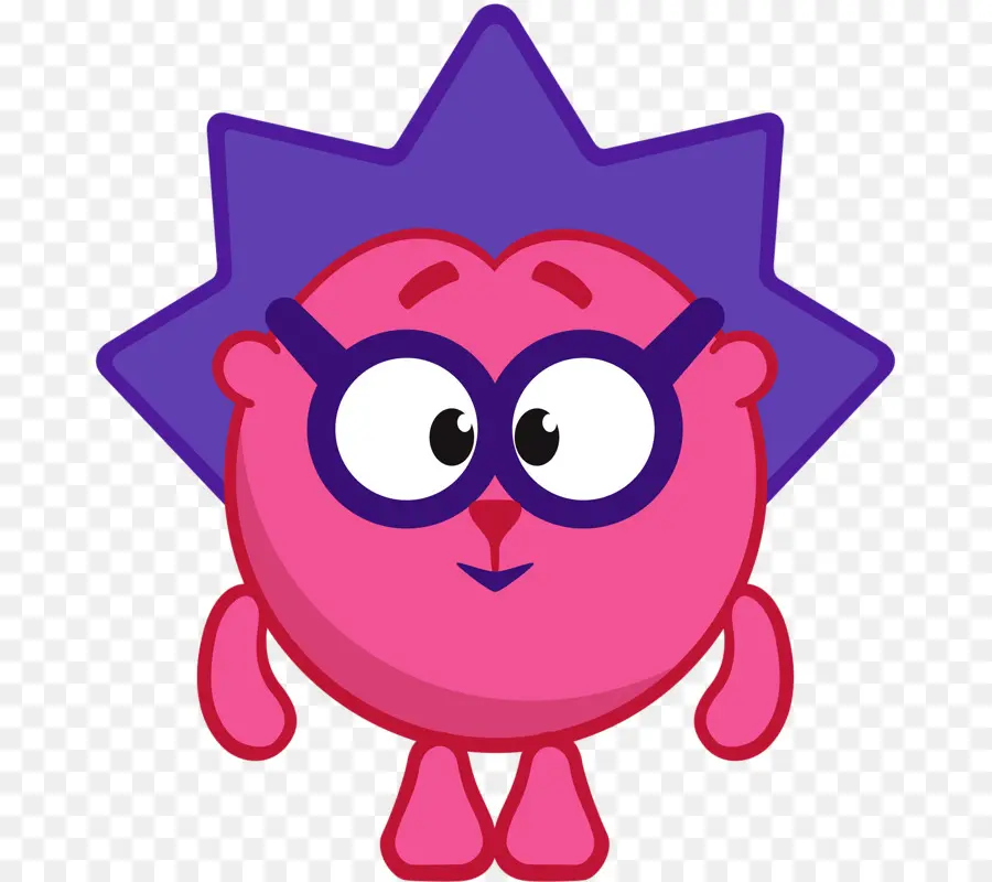 Personaje Rosa Con Gafas，Anteojos PNG