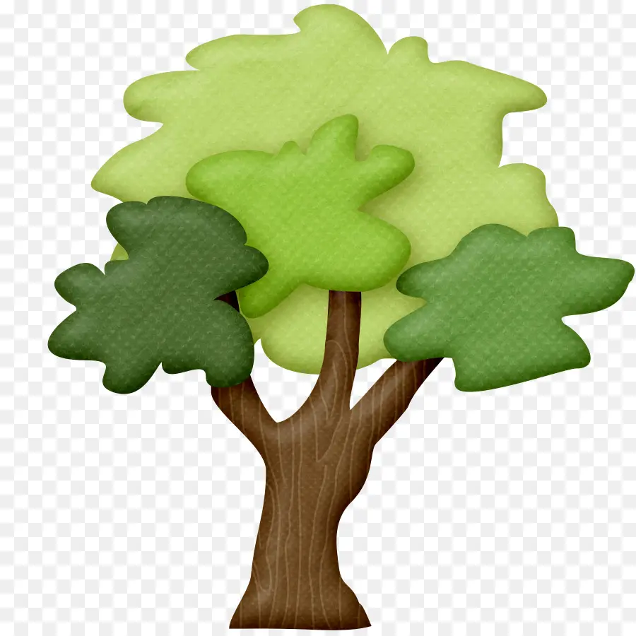 árbol Verde，Hojas PNG