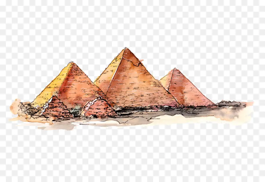 Las Pirámides De Egipto，Gran Pirámide De Giza PNG