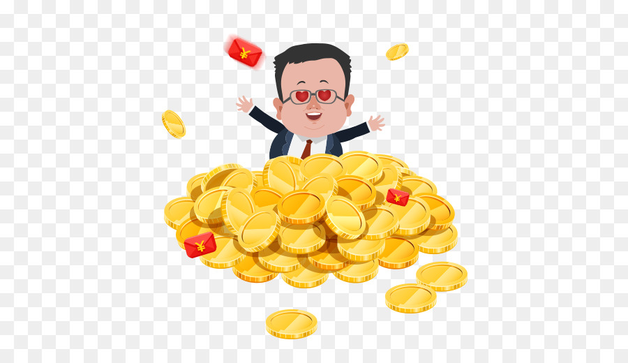 Empresario Con Monedas，Hombre De Negocios PNG