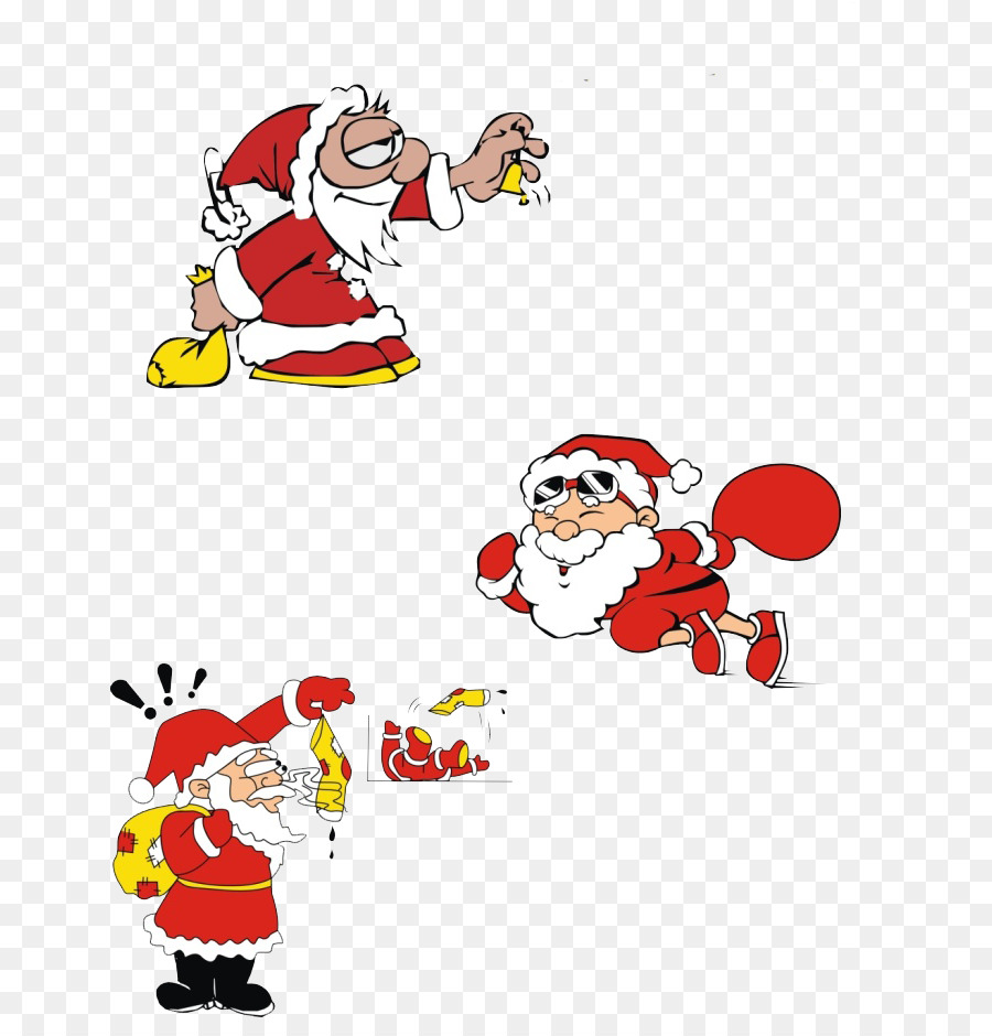 Santa Claus，Decoración De La Navidad PNG