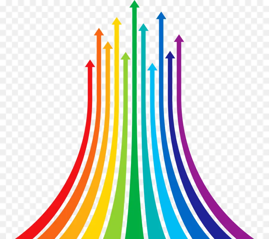 Flechas Del Arco Iris，Vistoso PNG