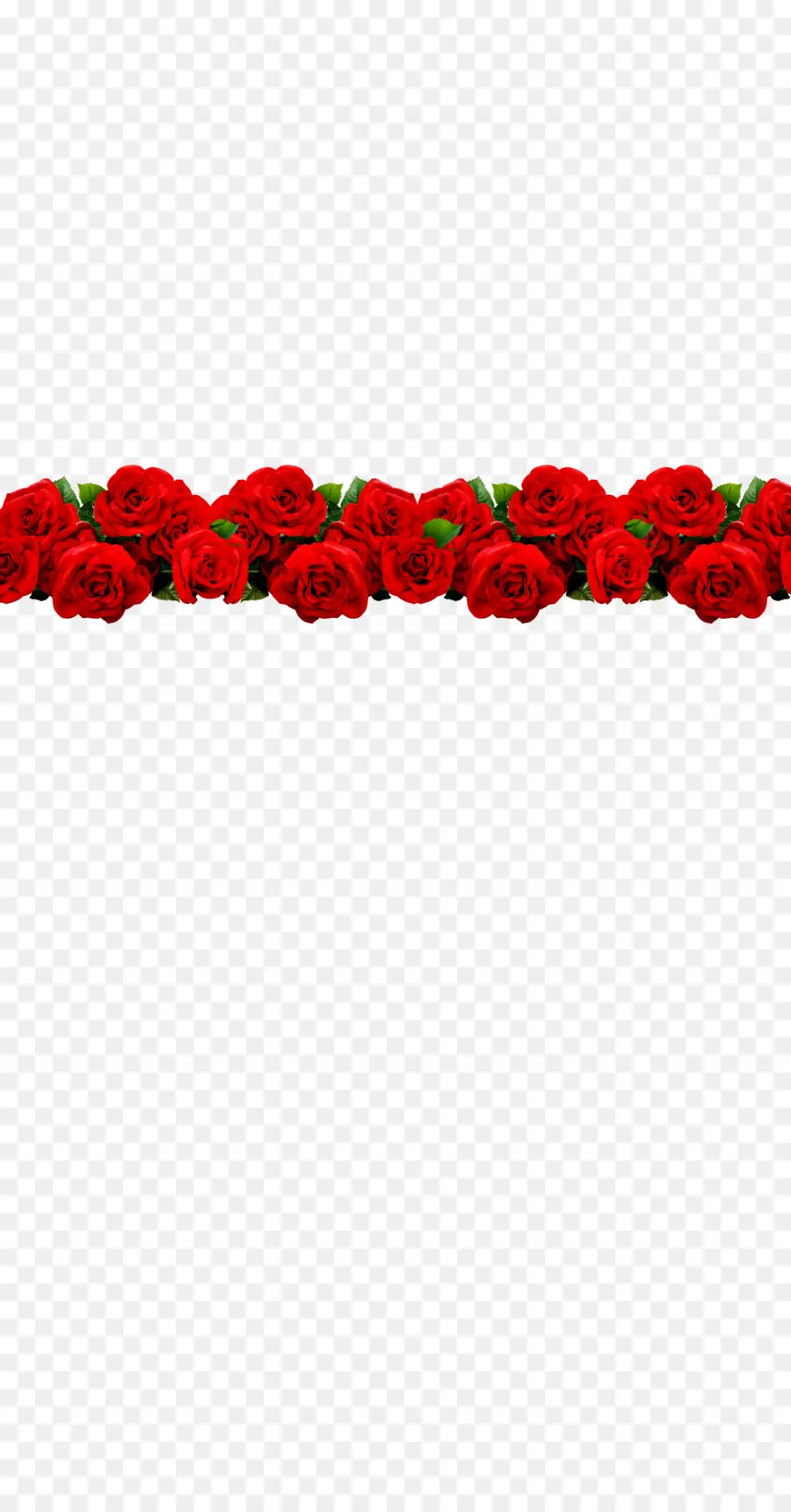 Rosas Rojas，Borde PNG