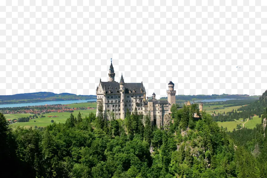 El Castillo De Neuschwanstein，El Castillo De Moyland PNG