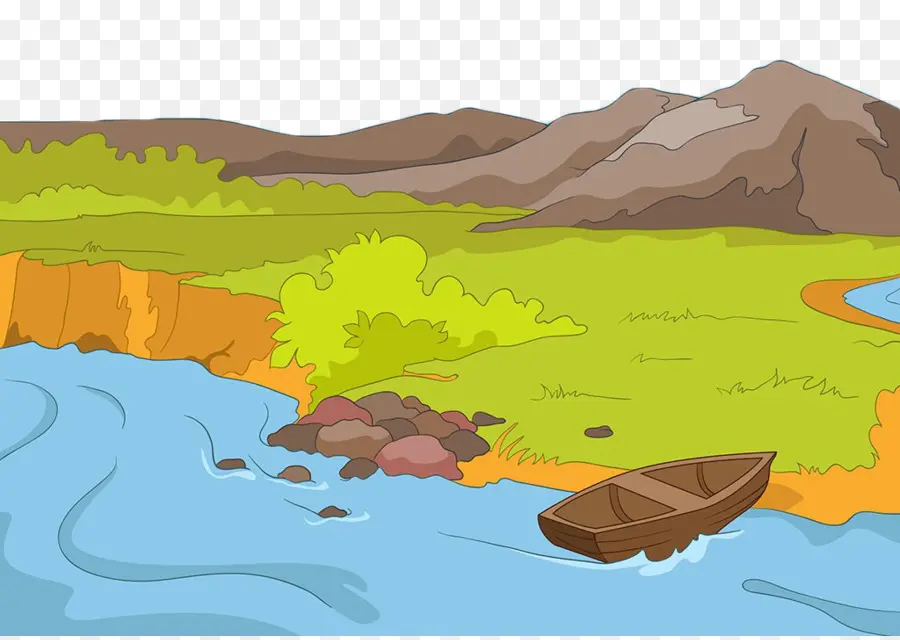 Lago，De Dibujos Animados PNG