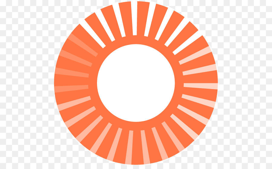 Círculo Naranja，Resplandor Solar PNG