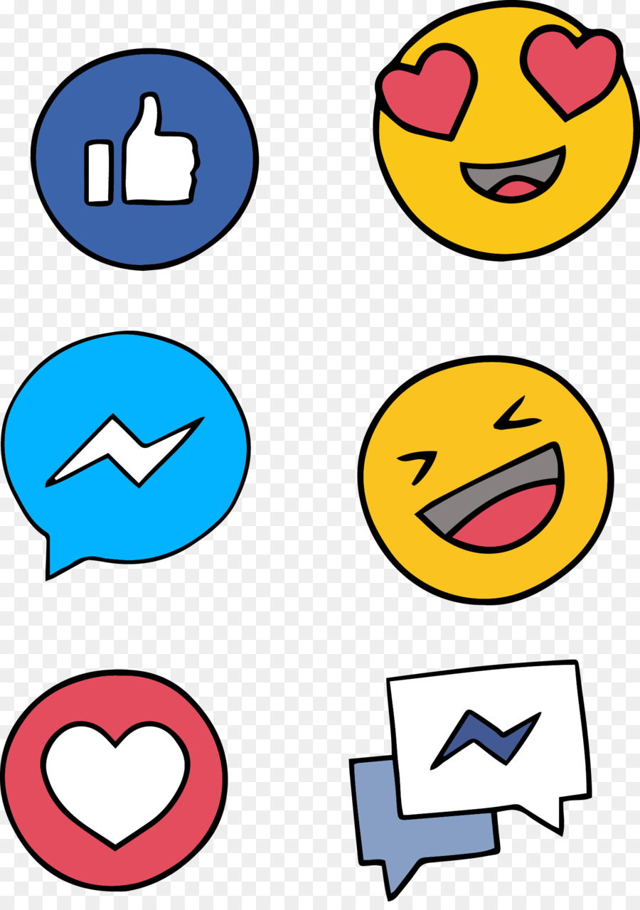 Iconos De Redes Sociales，Como PNG